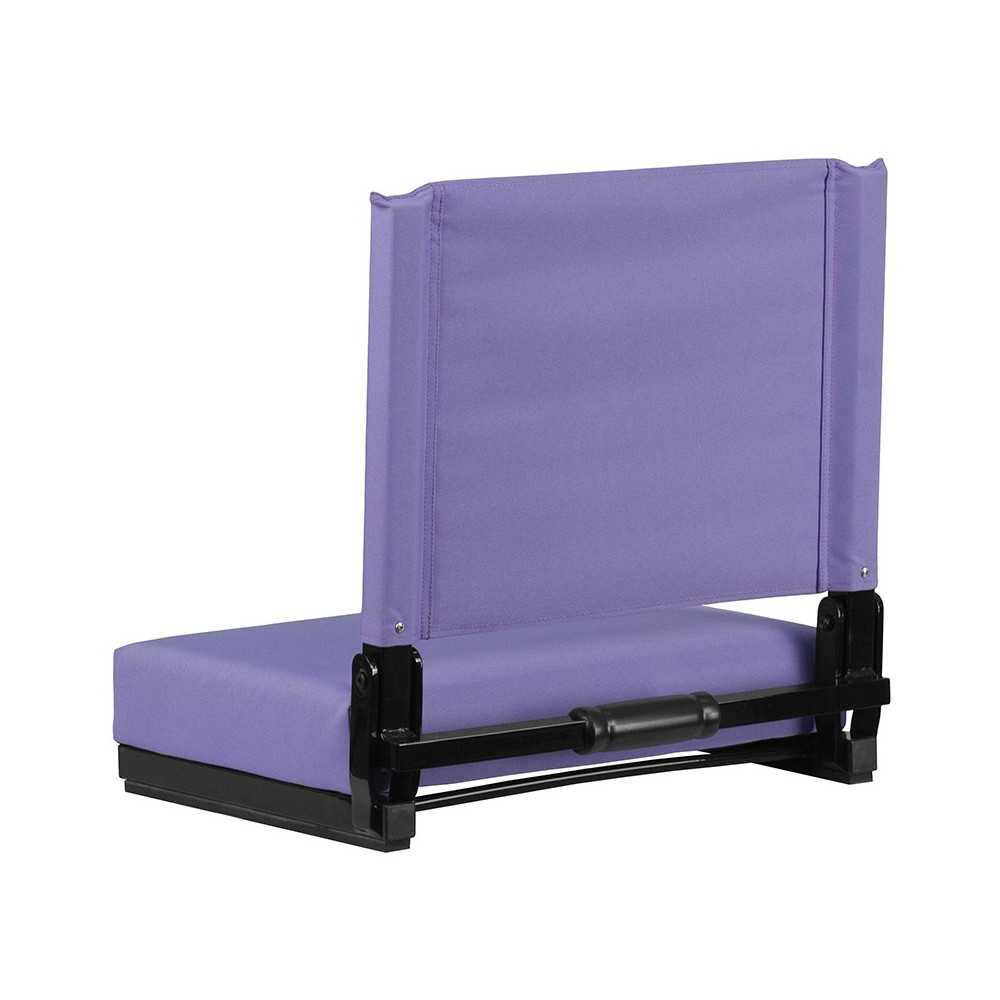 500 LB. Weight Capacity Lightweight Aluminum Frame and Ultra-Padded Seat in Purple