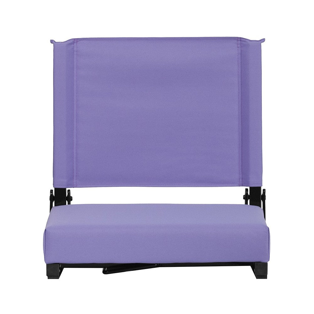 500 LB. Weight Capacity Lightweight Aluminum Frame and Ultra-Padded Seat in Purple