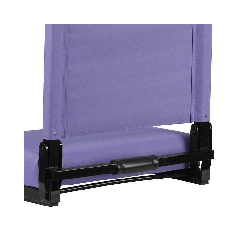 500 LB. Weight Capacity Lightweight Aluminum Frame and Ultra-Padded Seat in Purple