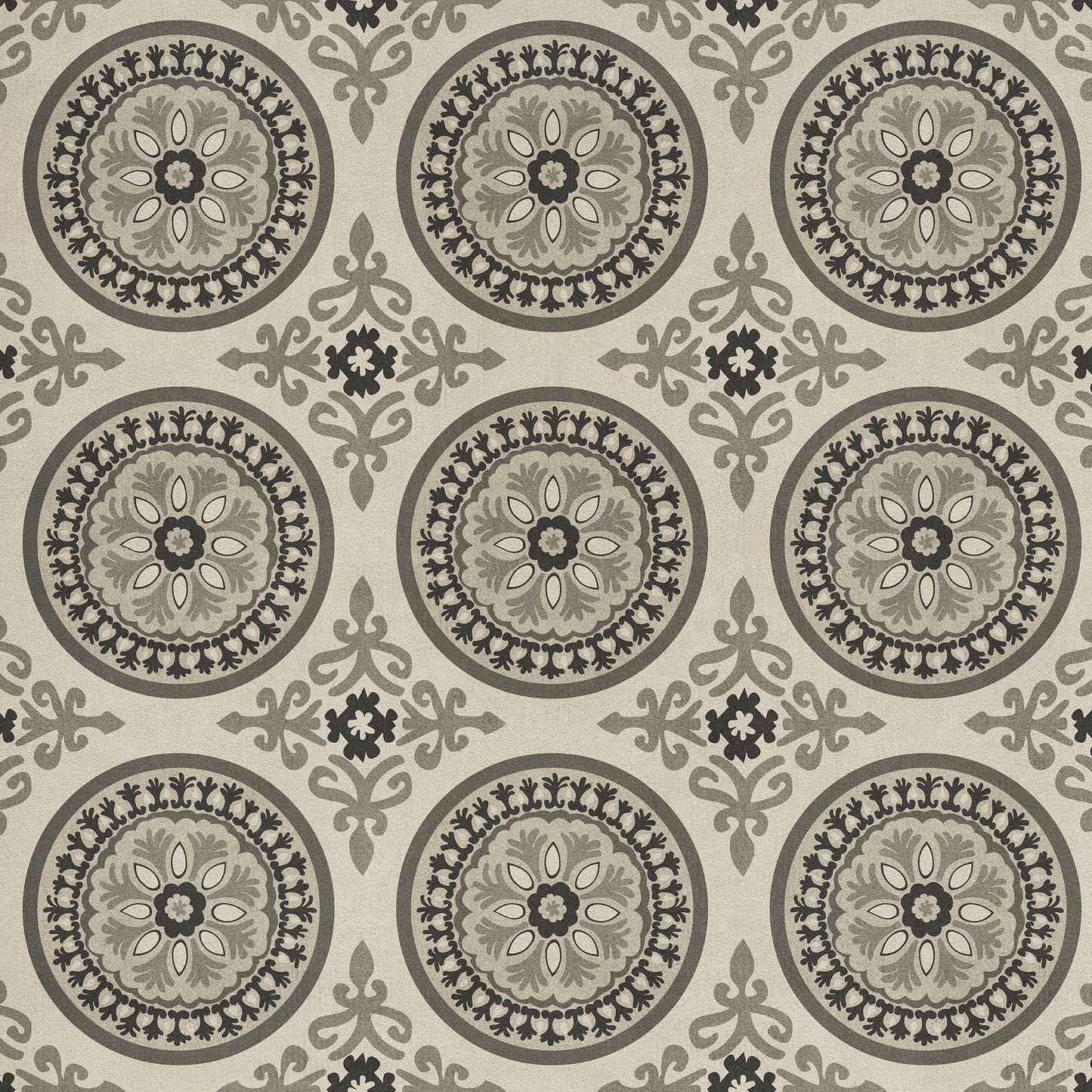 Pattern 43 Peace 36x36 Vintage Vinyl Floorcloth