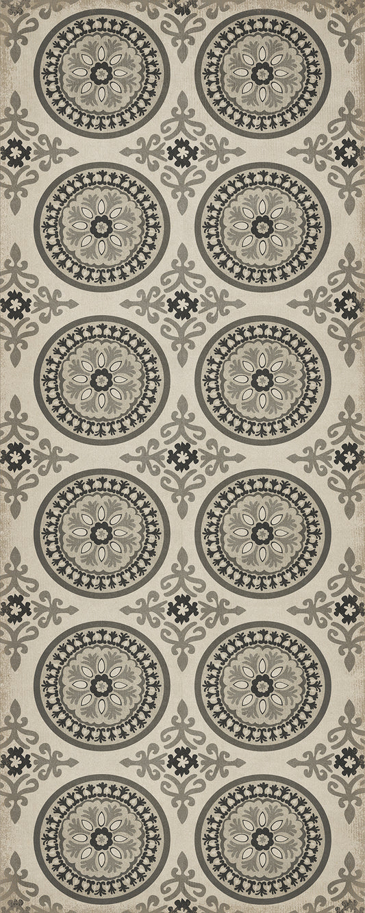 Pattern 43 Peace 36x90 Vintage Vinyl Floorcloth