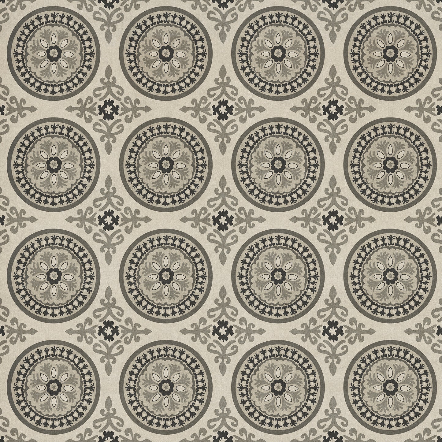 Pattern 43 Peace 72x72 Vintage Vinyl Floorcloth