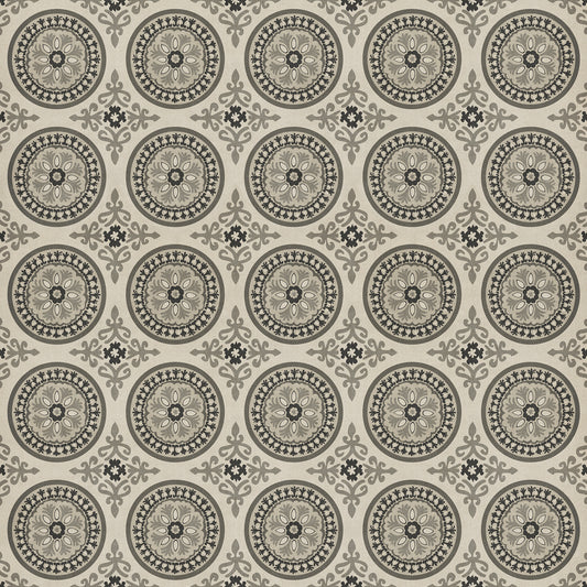Pattern 43 Peace 96x96 Vintage Vinyl Floorcloth