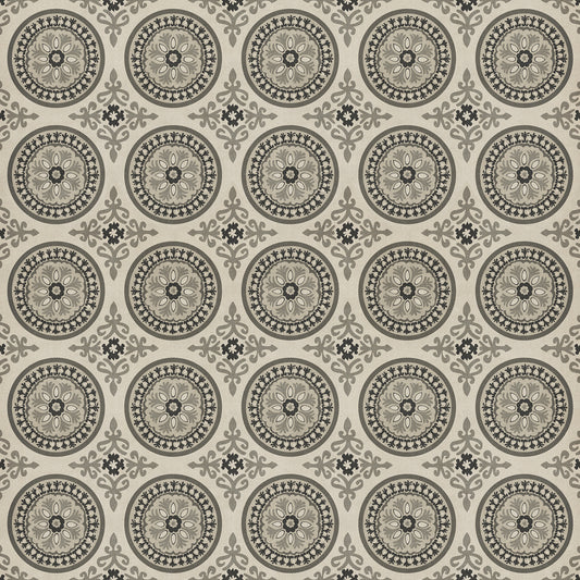 Pattern 43 Peace 120x120 Vintage Vinyl Floorcloth