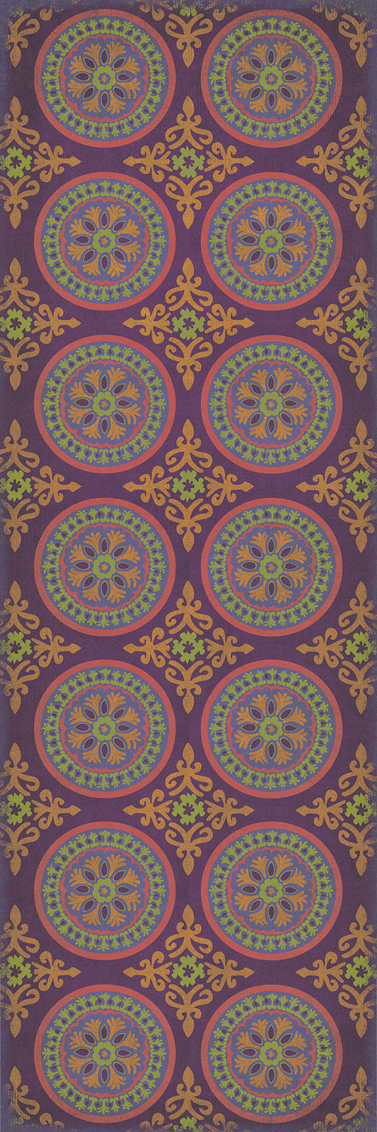 Pattern 43 Samsara 36x108 Vintage Vinyl Floorcloth