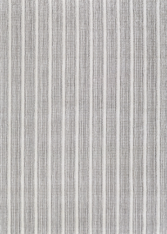 Couristan Aspen Textured Stripes Dark Grey Rug 5' x 8'