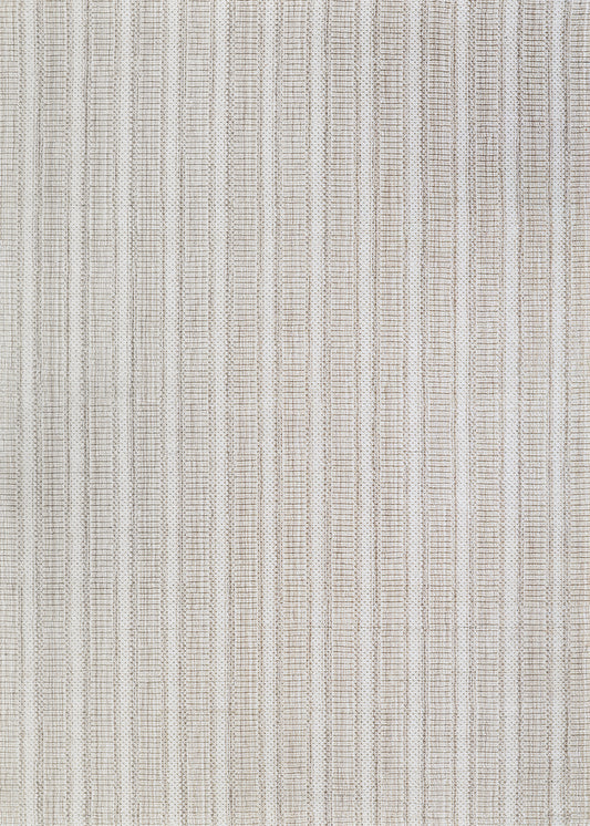 Couristan Aspen Textured Stripes Lt Beige Rug 5' x 8'