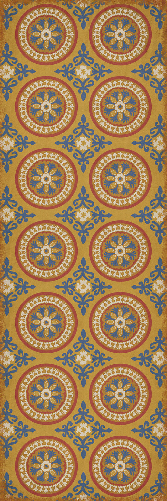Pattern 43 Sublime 36x108 Vintage Vinyl Floorcloth