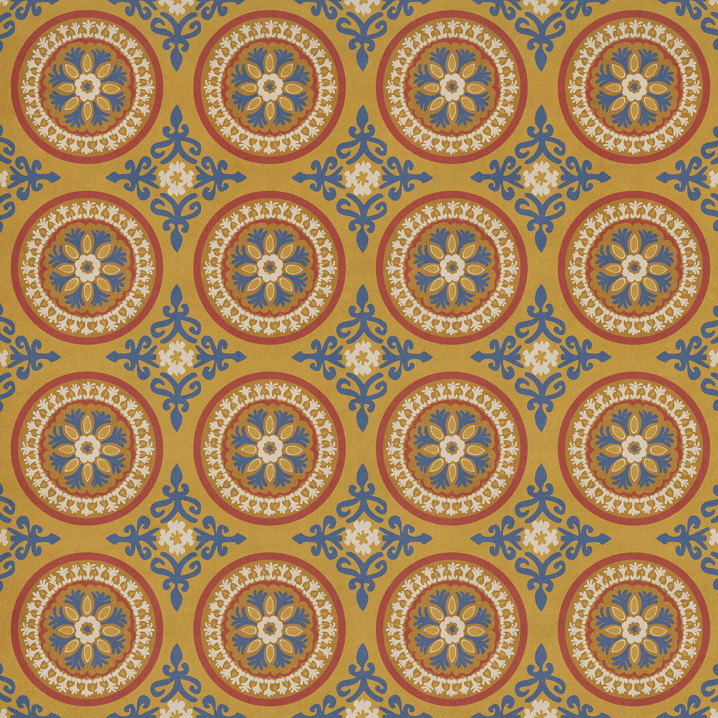 Pattern 43 Sublime 72x72 Vintage Vinyl Floorcloth
