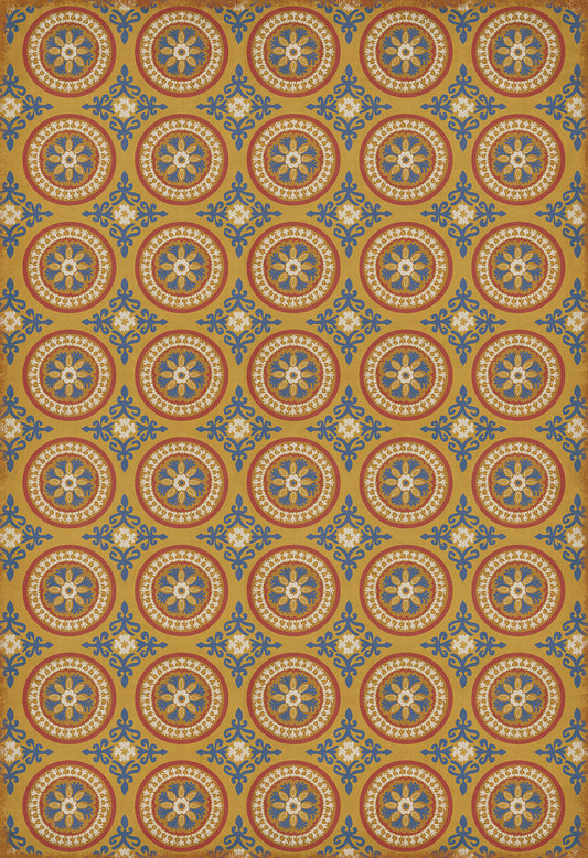 Pattern 43 Sublime 96x140 Vintage Vinyl Floorcloth