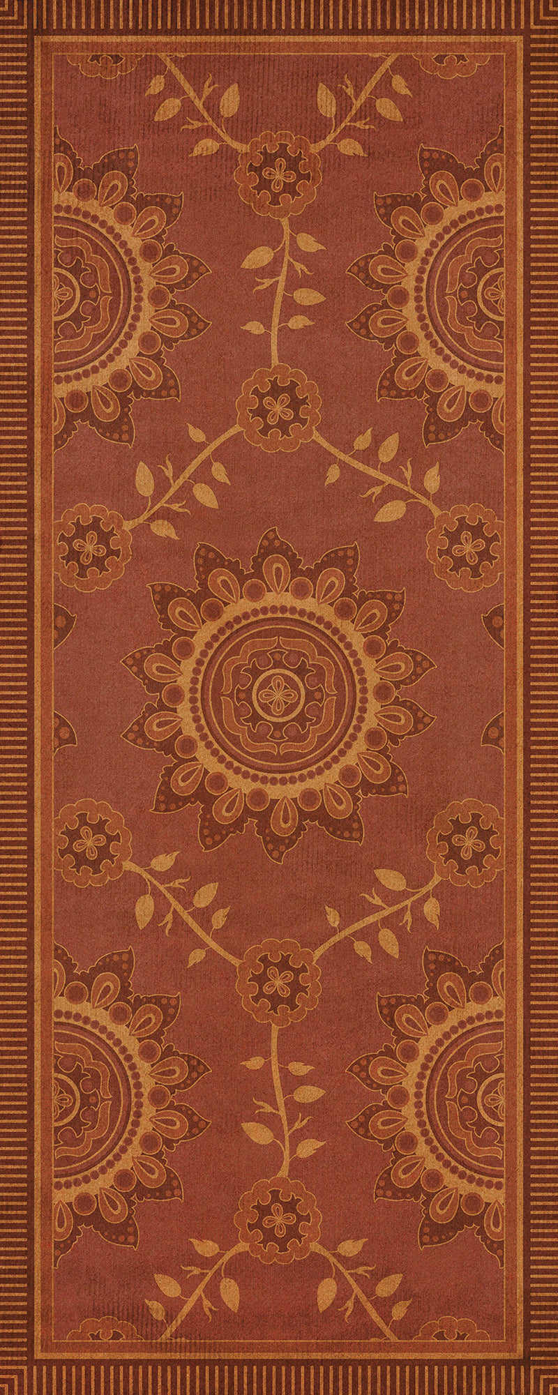Pattern 44 Parisian 36x90 Vintage Vinyl Floorcloth