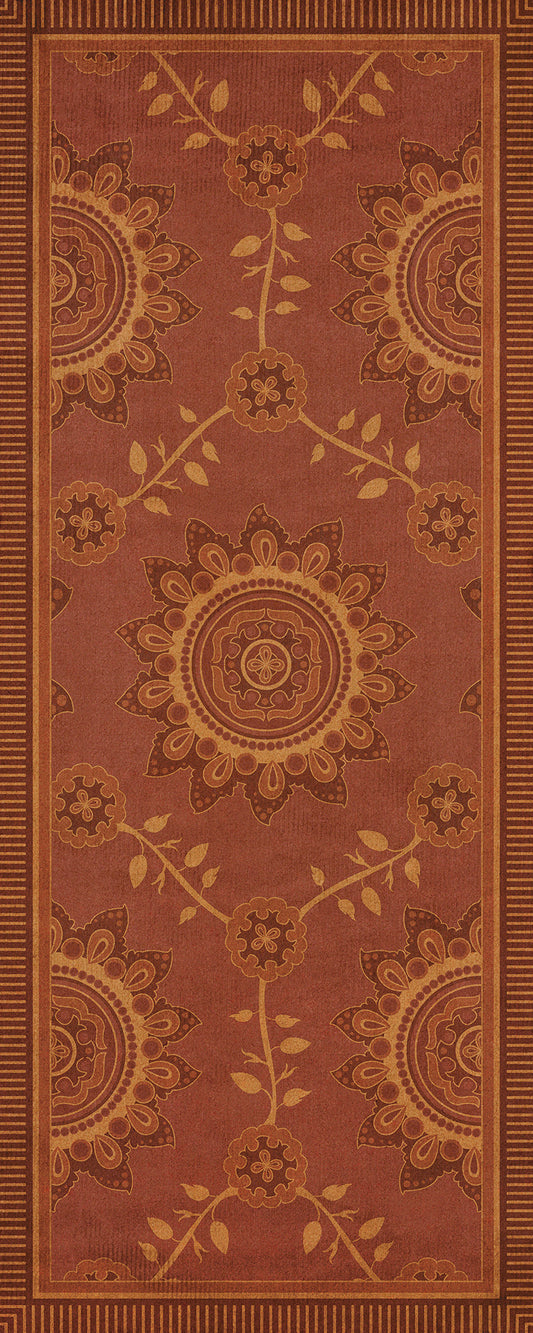 Pattern 44 Parisian 36x90 Vintage Vinyl Floorcloth