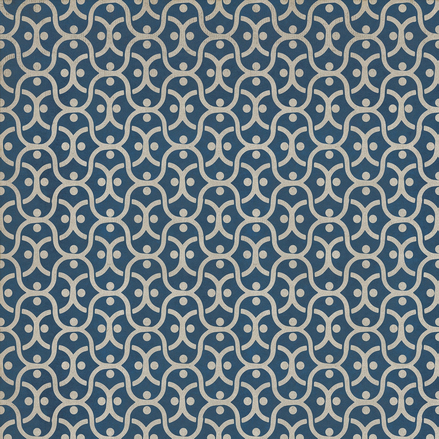 Pattern 47 A Beautiful Mind 48x48 Vintage Vinyl Floorcloth