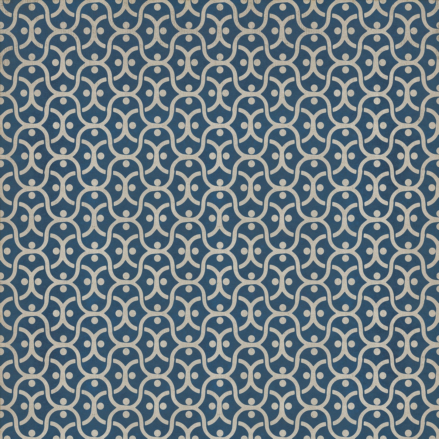Pattern 47 A Beautiful Mind 60x60 Vintage Vinyl Floorcloth