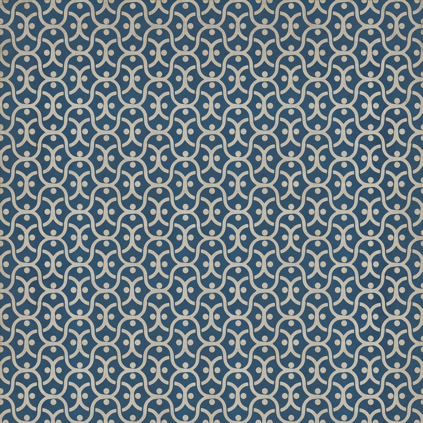 Pattern 47 A Beautiful Mind 96x96 Vintage Vinyl Floorcloth