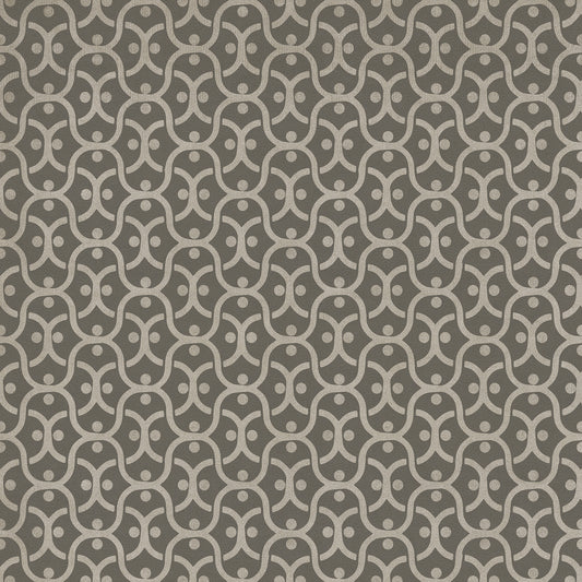 Pattern 47 Grey Matter 36x36 Vintage Vinyl Floorcloth