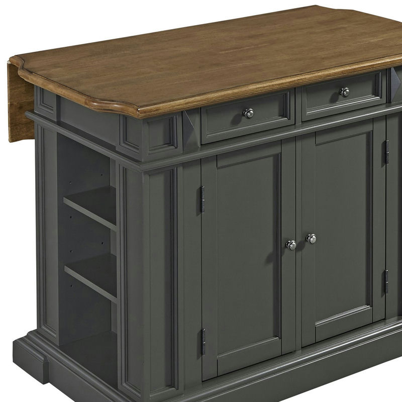 Montauk Kitchen Island by homestyles, Gray