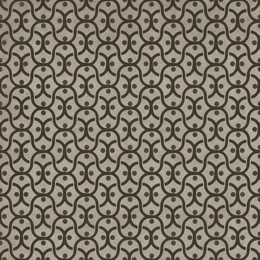 Pattern 47 Wired 36x36 Vintage Vinyl Floorcloth