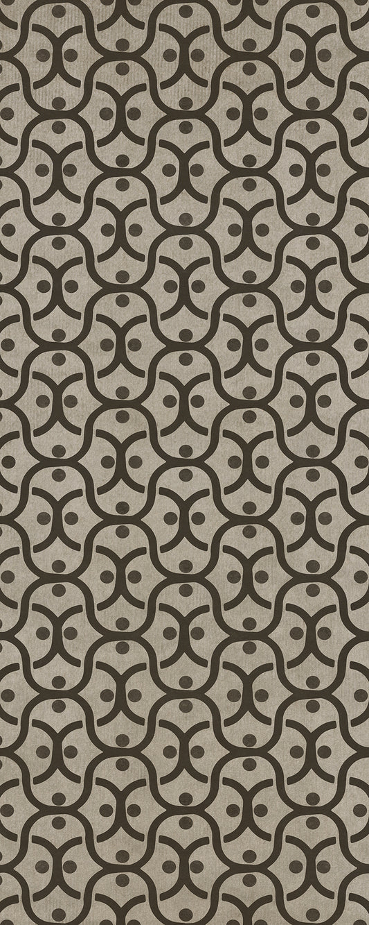 Pattern 47 Wired 36x90 Vintage Vinyl Floorcloth