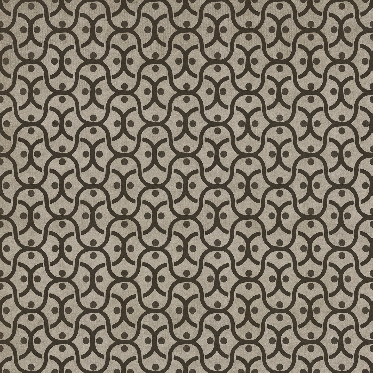 Pattern 47 Wired 48x48 Vintage Vinyl Floorcloth