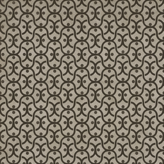 Pattern 47 Wired 48x48 Vintage Vinyl Floorcloth