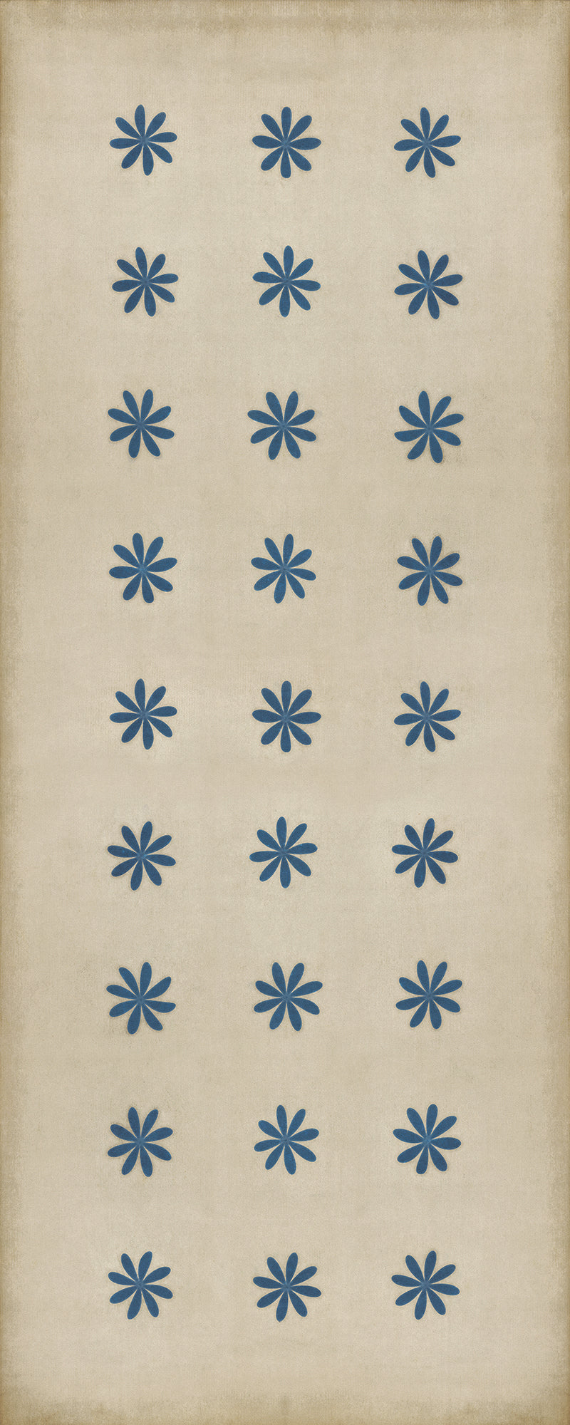 Pattern 48 Cloche 36x90 Vintage Vinyl Floorcloth