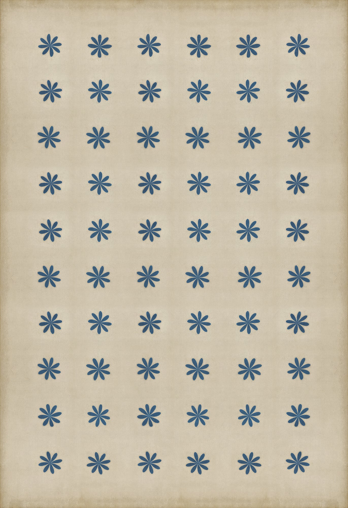 Pattern 48 Cloche 96x140 Vintage Vinyl Floorcloth