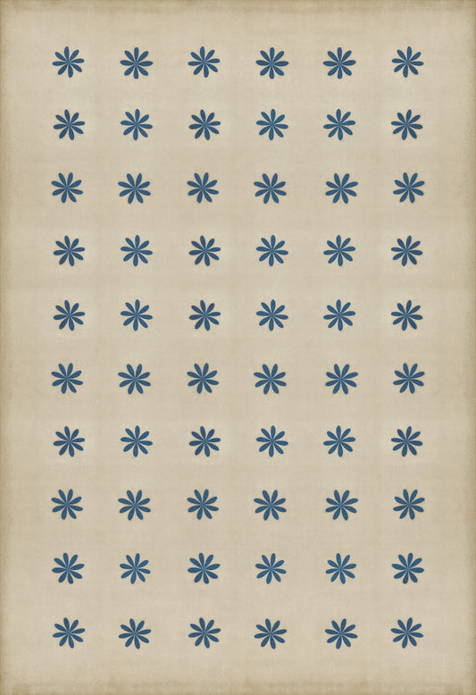 Pattern 48 Cloche 96x140 Vintage Vinyl Floorcloth