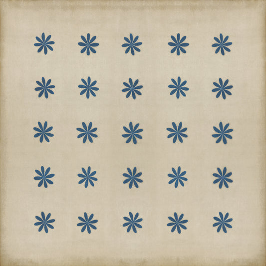 Pattern 48 Cloche 120x120 Vintage Vinyl Floorcloth