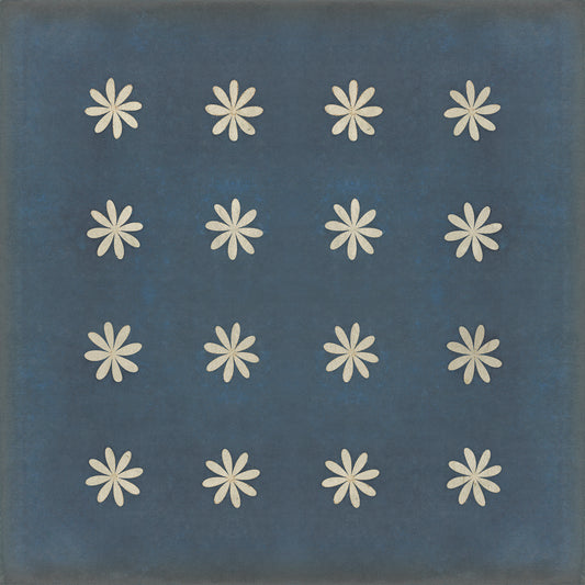 Pattern 48 Kibbutz 60x60 Vintage Vinyl Floorcloth