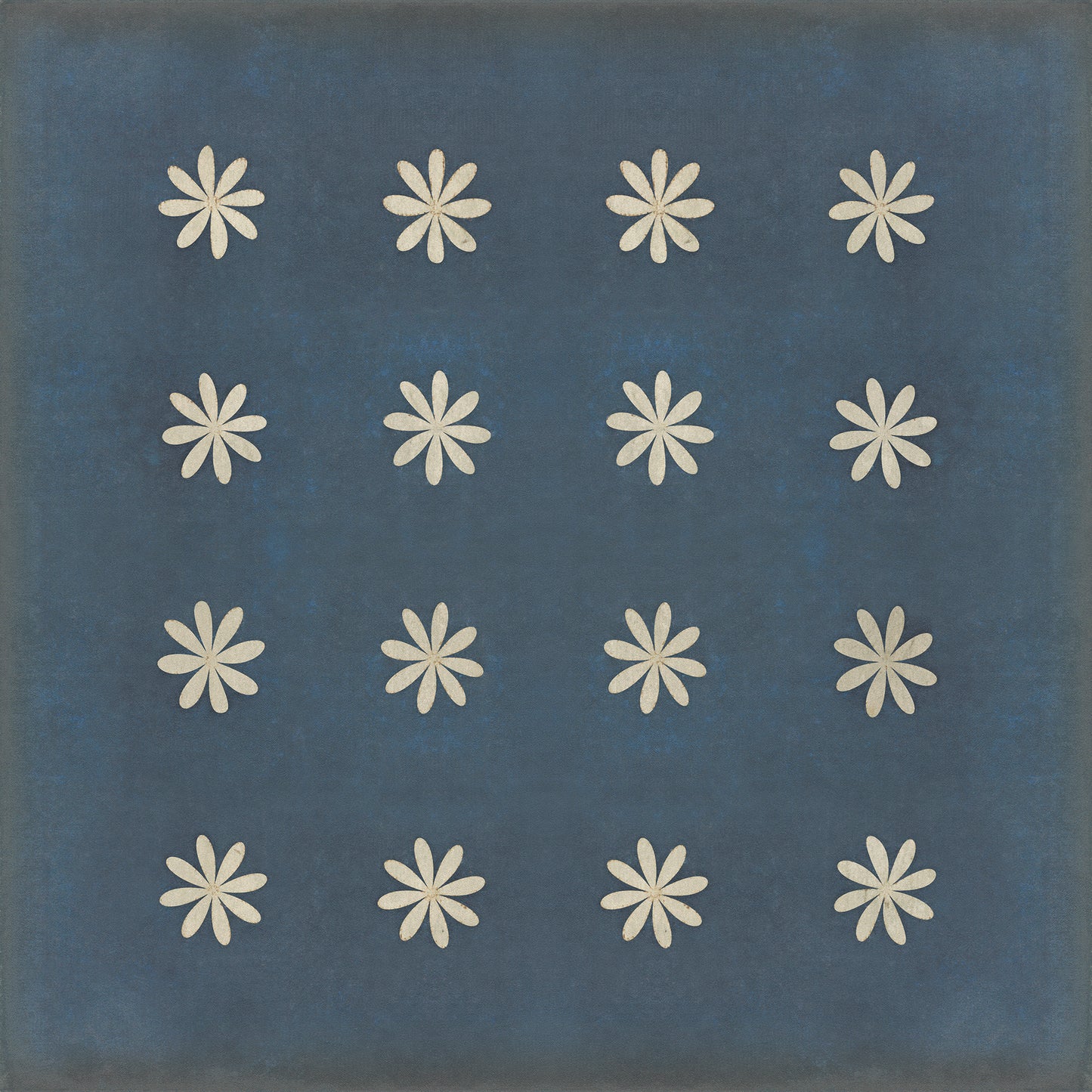 Pattern 48 Kibbutz 72x72 Vintage Vinyl Floorcloth