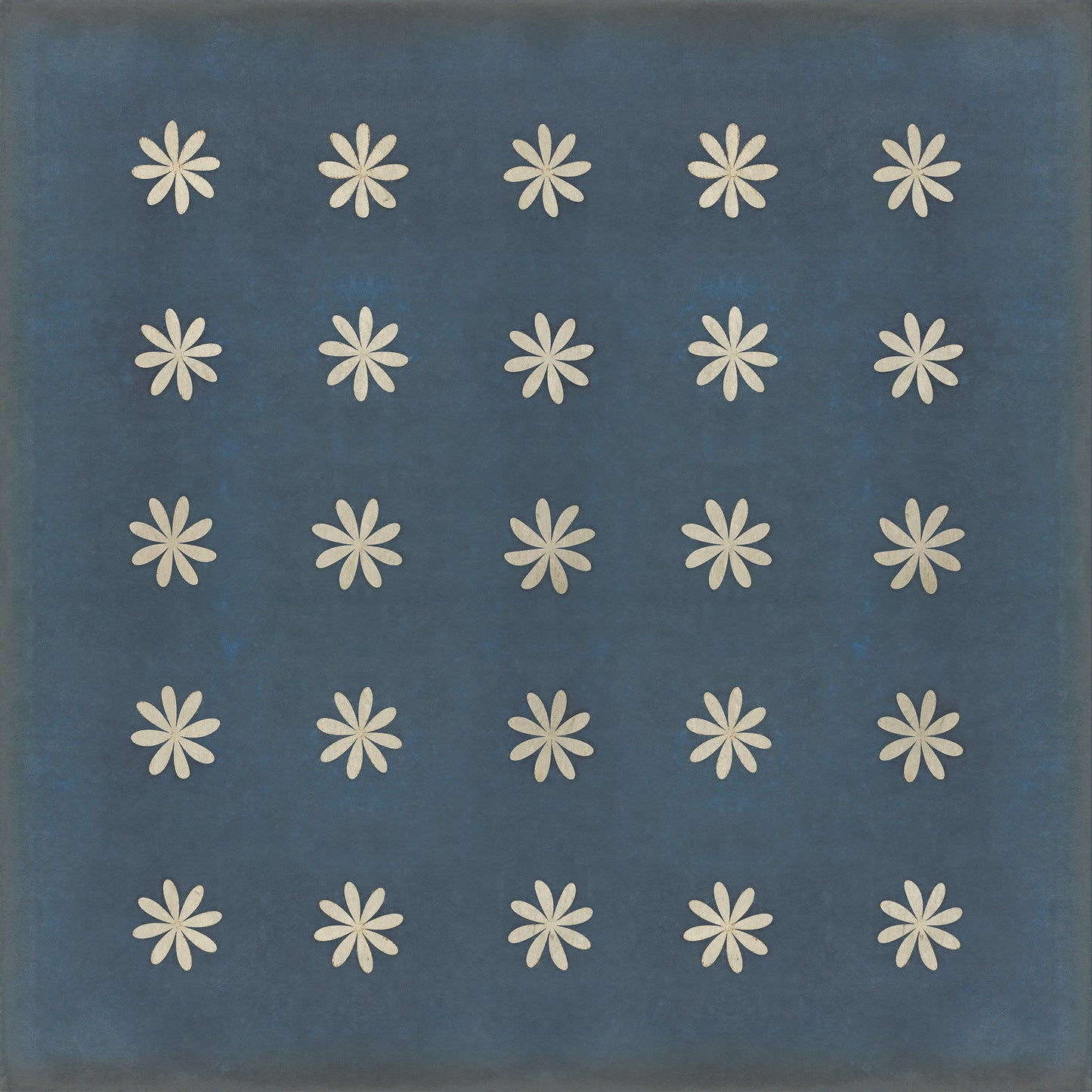 Pattern 48 Kibbutz 96x96 Vintage Vinyl Floorcloth