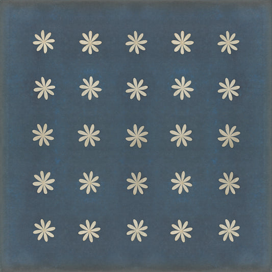 Pattern 48 Kibbutz 96x96 Vintage Vinyl Floorcloth