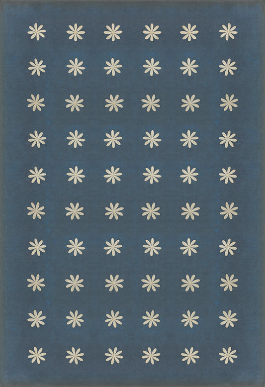 Pattern 48 Kibbutz 96x140 Vintage Vinyl Floorcloth