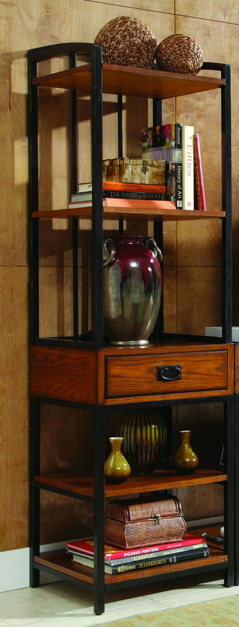 Modern Craftsman Media Tower by homestyles