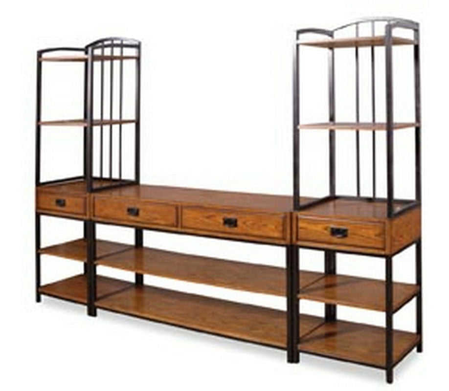 Modern Craftsman Media Stand by homestyles