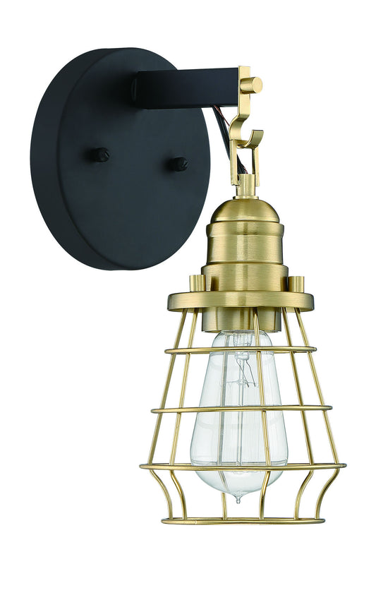 Flat Black - Satin Brass, 50601-FBSB