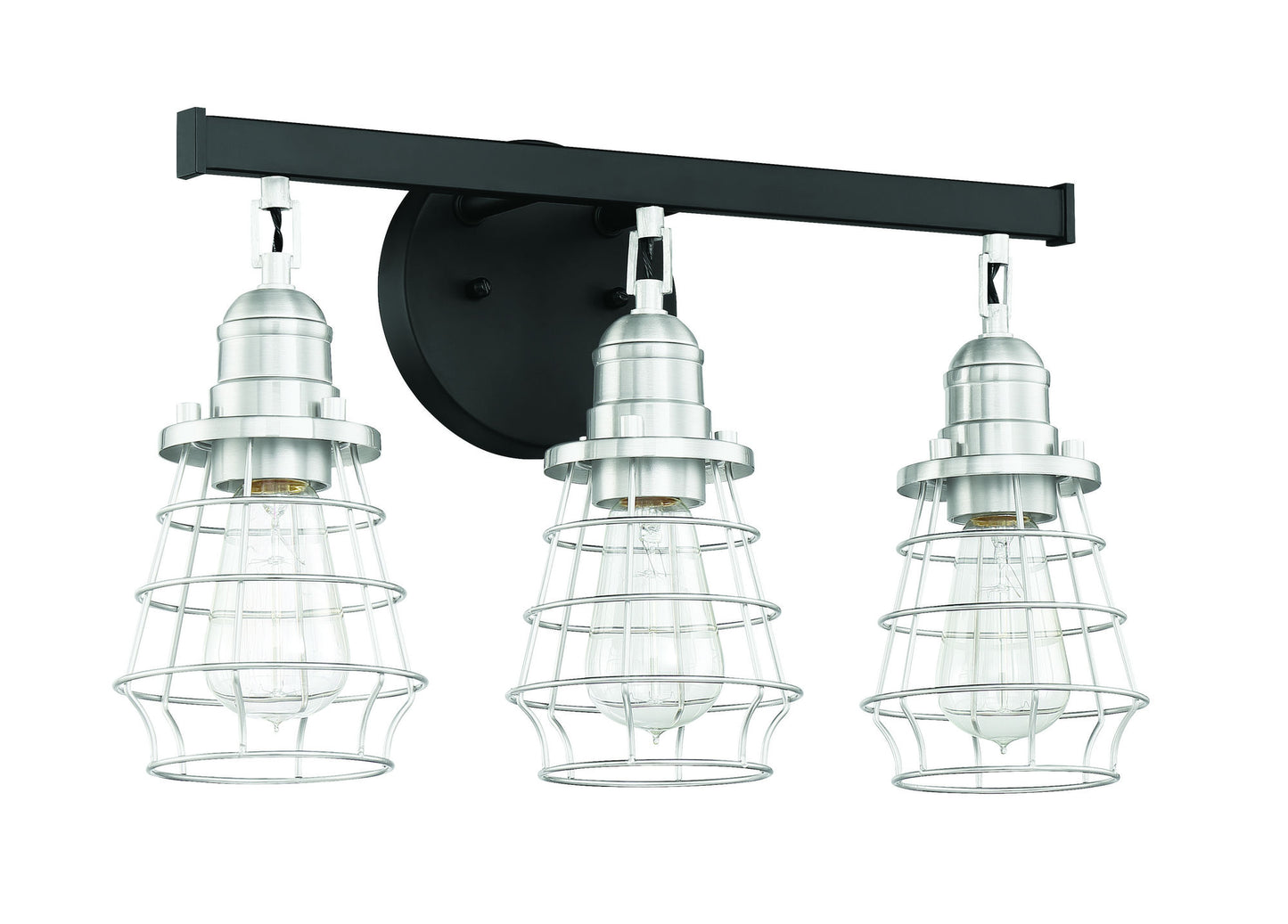Flat Black - Brushed Polished Nickel, 50603-FBBNK
