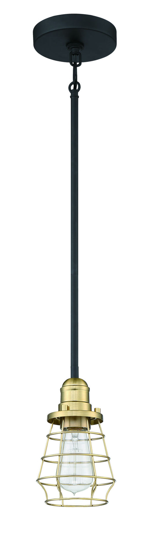Flat Black - Satin Brass, 50691-FBSB