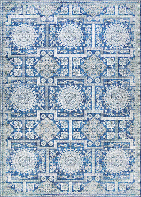 Couristan Pasha Sari Sapphire Rug 8' x 10'