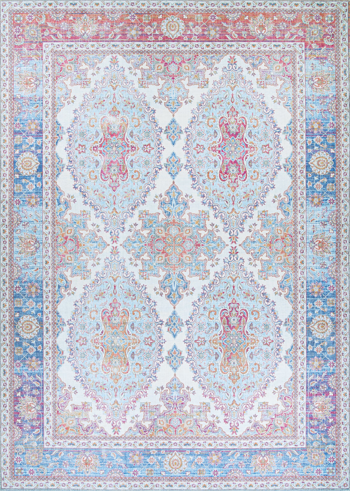 Couristan Pasha Persepolis Twilight Runner Rug 2' x 8'