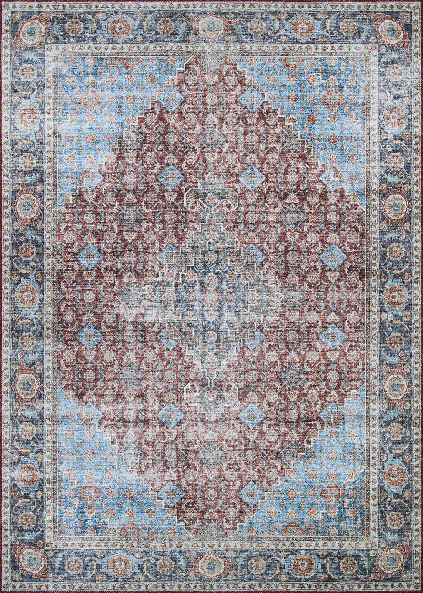 Couristan Pasha Nahavand Cabernet Rug 8' x 10'