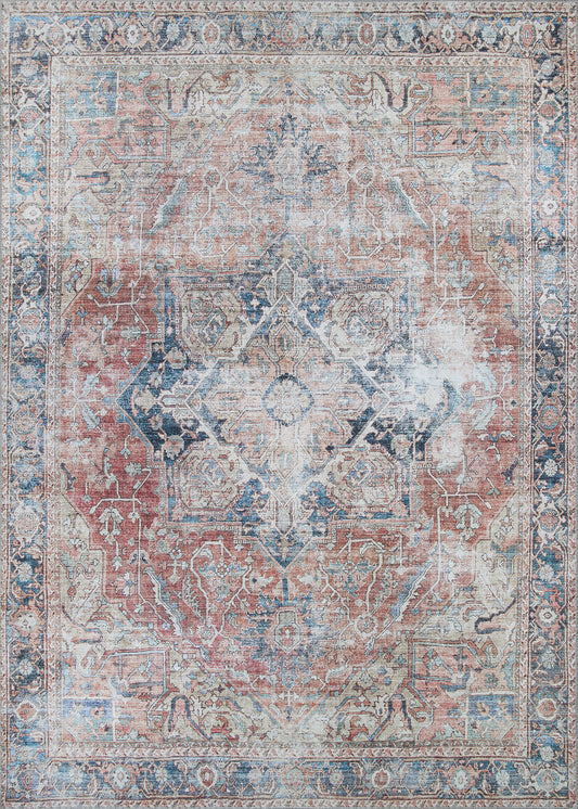 Couristan Pasha Antique Kashan Rust Rug 8' x 10'