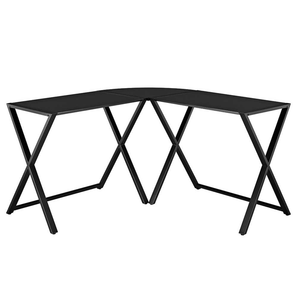 51" Modern Corner Computer Desk - Black