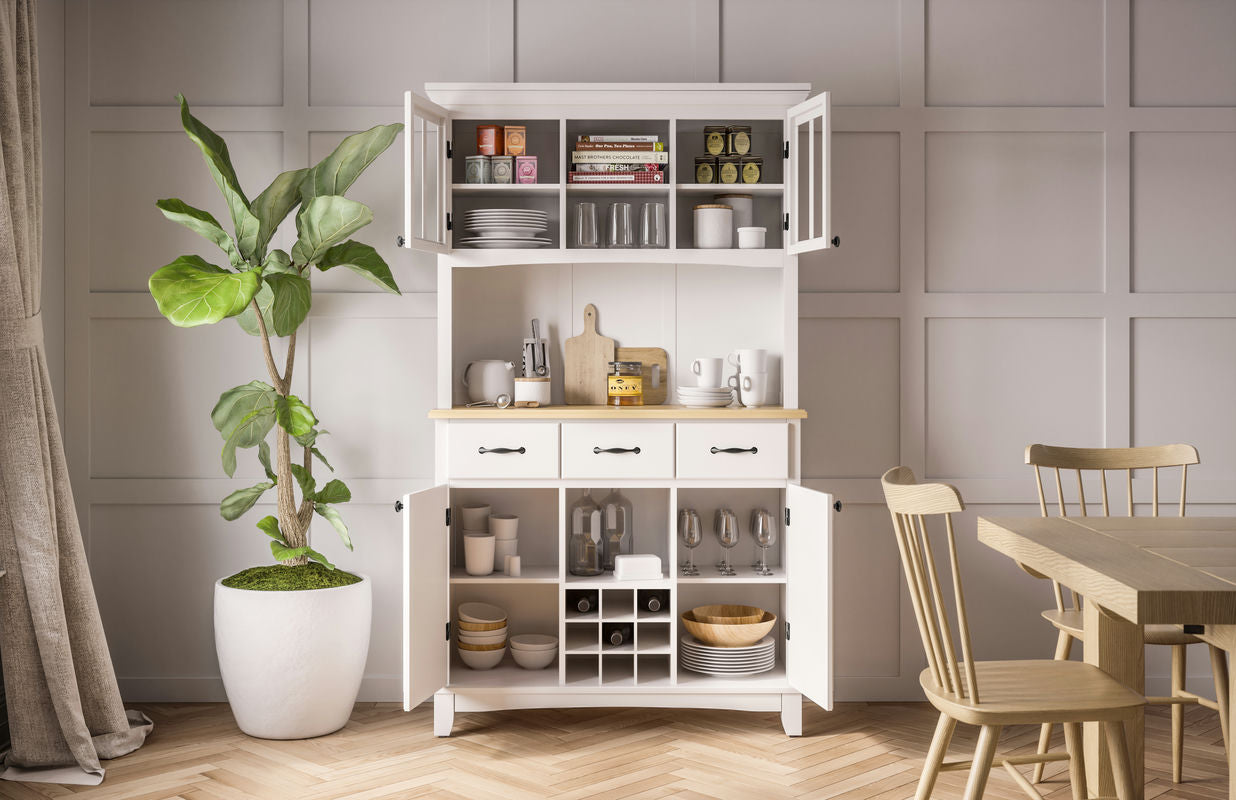 Hampton Buffet with Hutch by homestyles, 5100-0021-12