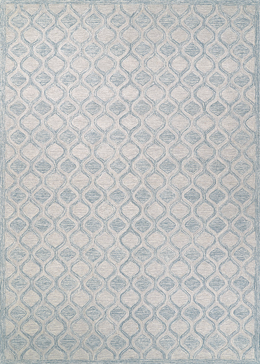 Couristan Silverthorne Mosaic Cornflower Rug 5' x 8'