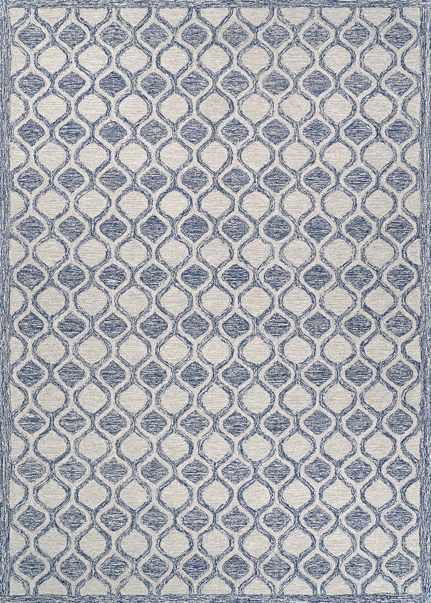 Couristan Silverthorne Mosaic Indigo Rug 5' x 8'