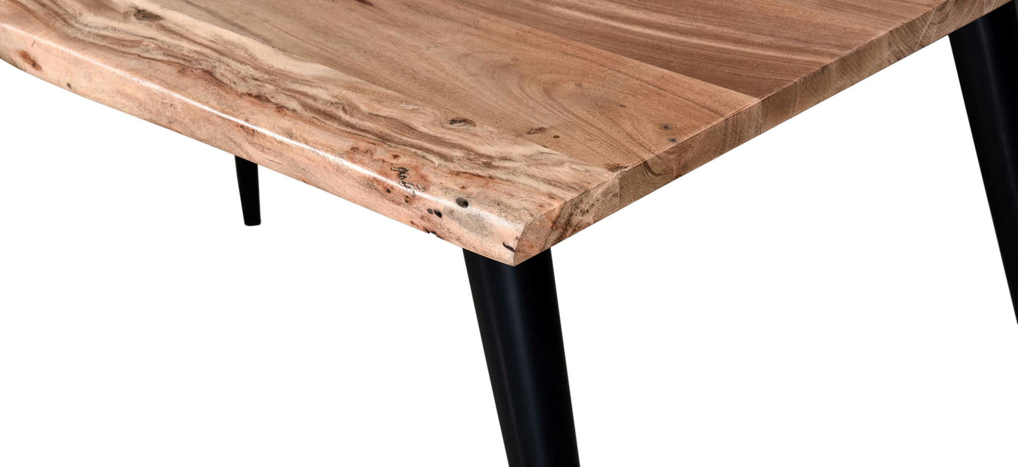 Palmerston 71" Natural Wood Live Edge Dining Table