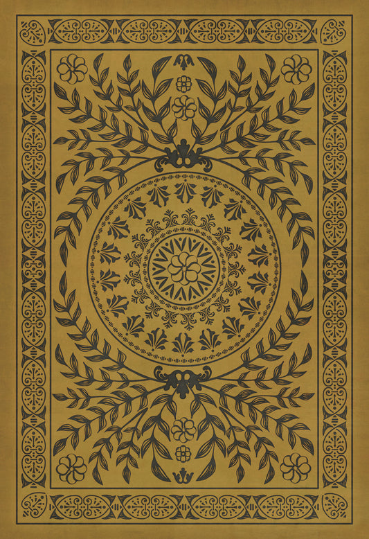 Pattern 40 Alhambra 120x175 Vintage Vinyl Floorcloth