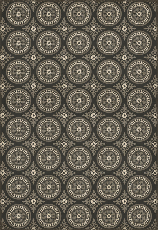 Pattern 43 Karma 120x175 Vintage Vinyl Floorcloth